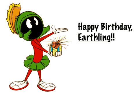 Happy Birthday Earthling Looney Tunes Characters Looney Tunes Cartoons Classic Cartoon