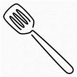 Spatula Drawing Paintingvalley Turning Utensil Icon sketch template