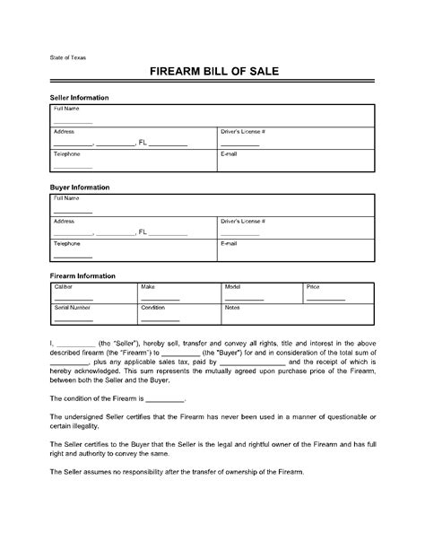Bill Of Sale Template 50 Free Forms Cocodoc