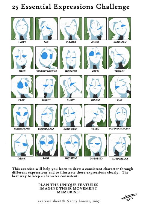 25 Expressions Challenge By Timmon26 On Deviantart