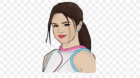 Selena Gomez Cartoon Drawing Female Png X Px Watercolor