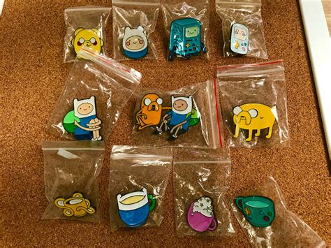 Set Of 11 Adventure Time Enamel Pins Bottom Row 075 Etsy
