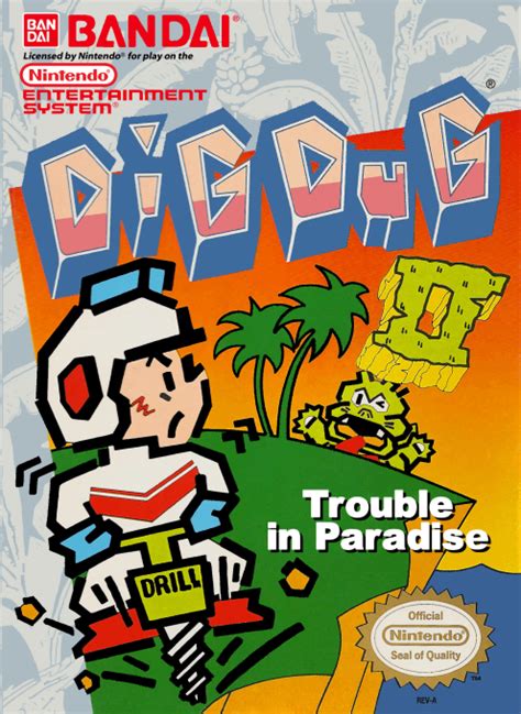 Buy Dig Dug Ii Trouble In Paradise For Nes Retroplace
