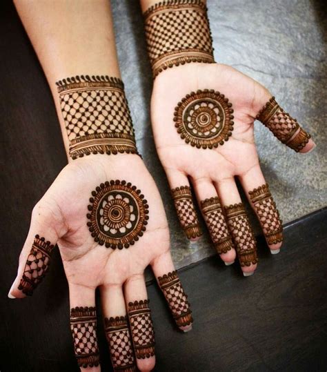 Front Hand Circle Mehndi Design Innovative Circle Front Hand Bridal Mehndi Designs