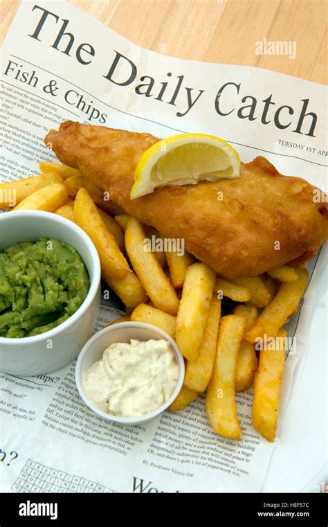 Traditional English Fish And Chips Recipe Photos Cantik