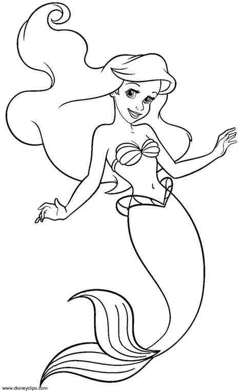Download High Quality Mermaid Clipart Outline Transparent Png Images