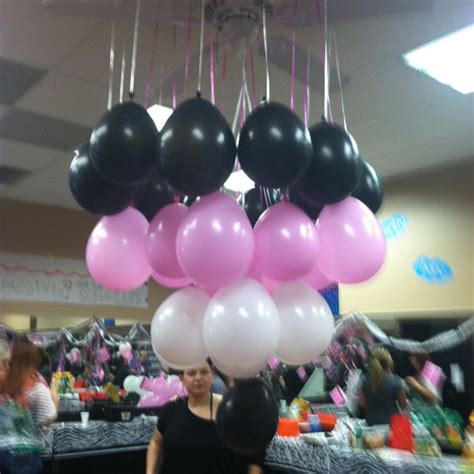 Just stand on a chair or ladder and stick each corner of. Balloon chandelier | Hanging balloons, Balloon chandelier ...