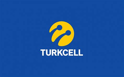 Download Wallpapers Turkcell Logo Blue Background Turkish
