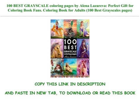 Download PDF BEST GRAYSCALE Coloring Pages By Alena Lazareva Perfect Gift For Coloring