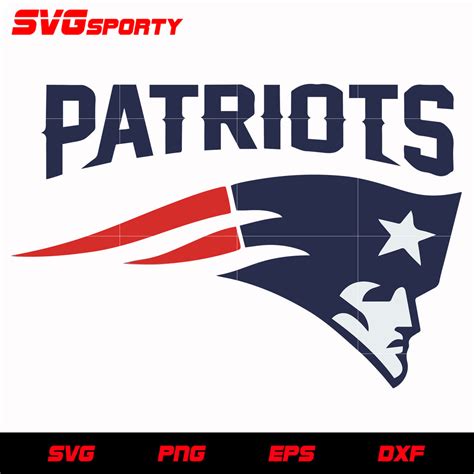 New England Patriots Logo Svg Nfl Svg Eps Dxf Png Digital File