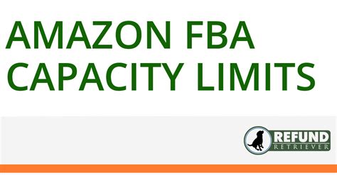 Amazon Fba Capacity Limits System