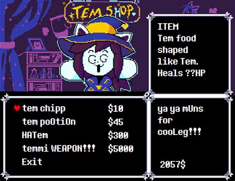 Welcome To The Magic Tem Shop Ft Darkworld Temmie Deltarune Gaming