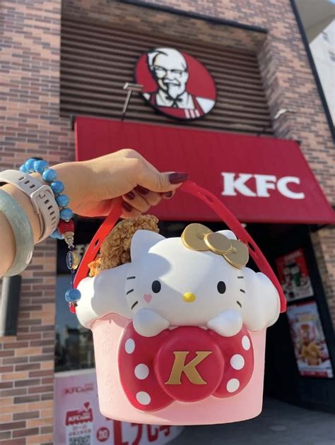 Kfc China Has Hello Kitty Chicken Bucket And Trains For Festive Sanrio