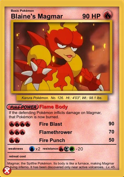 Alternate versions of this card. Magmar | Pokemon cards, My pokemon, Pokemon