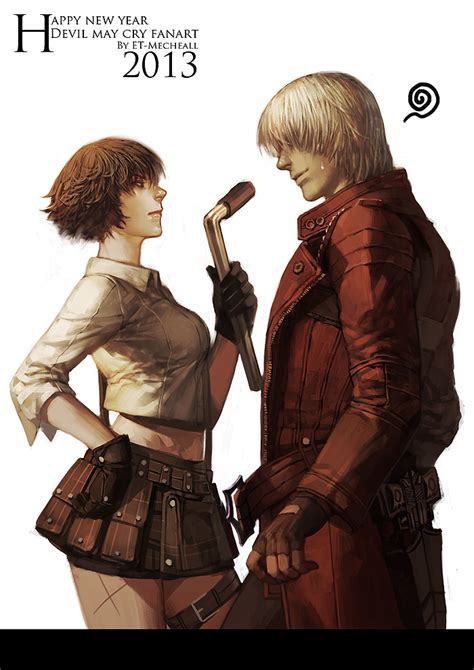 Dante And Lady Devil May Cry And More Drawn By Et M Danbooru