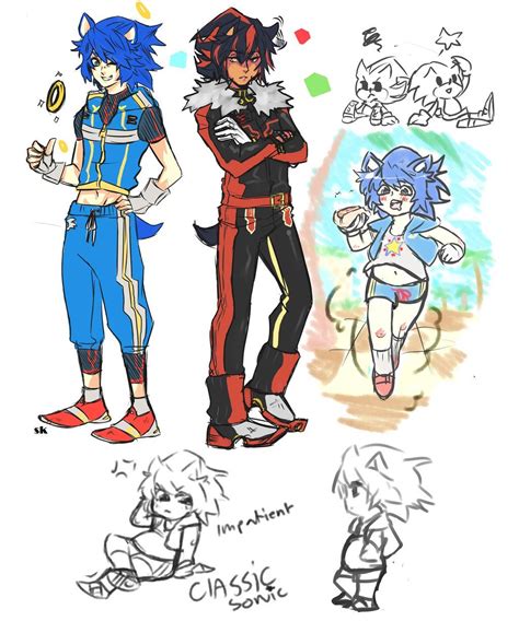 Human Shadow And Sonic Sonic And Shadow Sonic Fan Characters Human