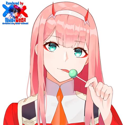 Darling In The Franxx Zero Two Render By Abdul Uchimaki On Deviantart