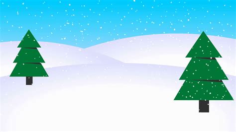 Winter Animation Background Falling Snow Loop Stock Motion Graphics Sbv