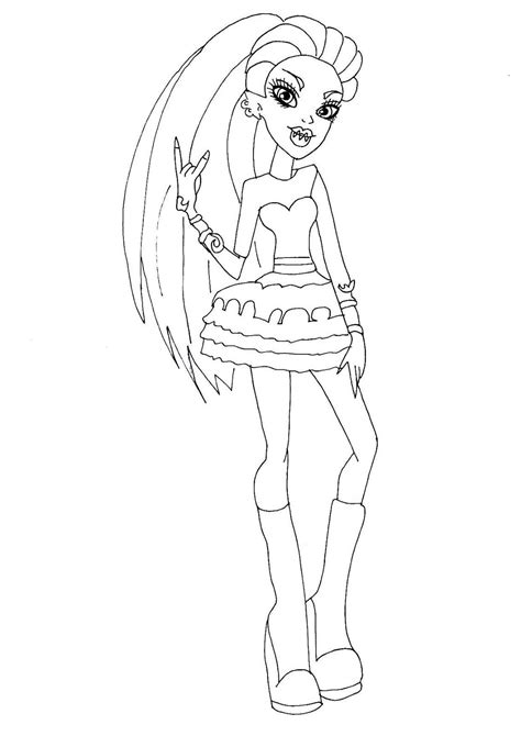 Monster High Boo York Coloring Pages Cleos Mom Lautigamu