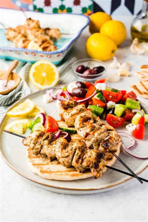Easy Greek Chicken Souvlaki Recipe Cupcakes Kale Chips
