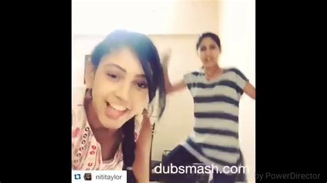 best desi girls dubsmash dance telugu dubsmash video compilation deepthi sunaina youtube