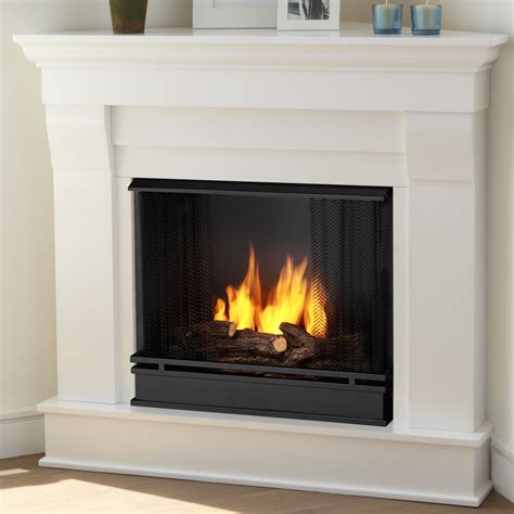 Real Flame Chateau Corner Gel Fuel Fireplace And Reviews Wayfair