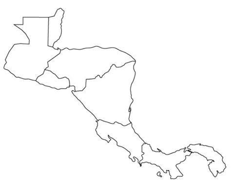 Fill In The Blank Maps Of North And Central America Central America