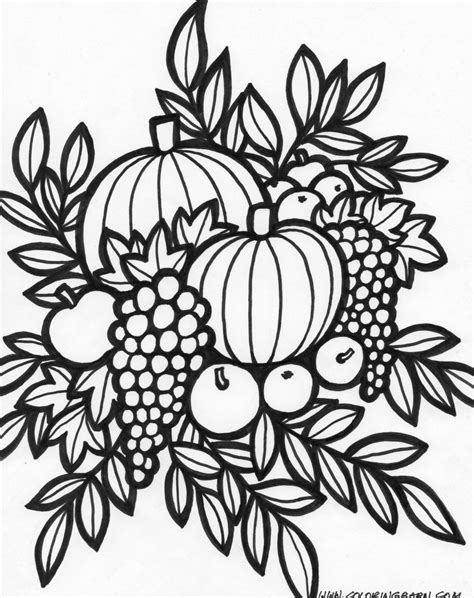 We hope you enjoy our online coloring books! Thanksgiving Coloring Pages For Adults - Coloring Home