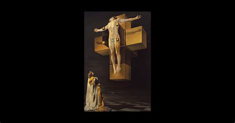 Salvador Dali Crucifixion Corpus Hypercubus Art Poster 1954