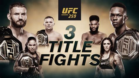 You're gonna need espn plus to watch ufc 259 live streams, because you're not gonna go without the main card, which starts at 10 p.m. How to Watch UFC 259 Online: Live Stream On ESPN+ - ESPN ...