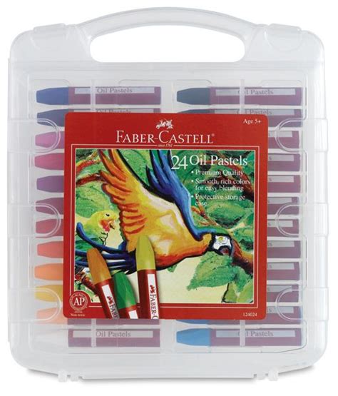 Faber Castell Grip Oil Pastel Set Assorted Colors Set Of 24 Blick