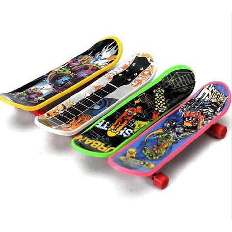 10pcs Mini Finger Skateboard Fingerboard For Tech Deck Alloy Stents