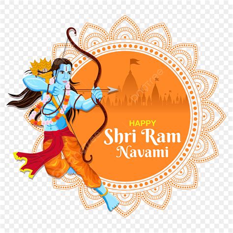 Ram Clipart Transparent Png Hd Shri Ram Navami With Bow Arrow