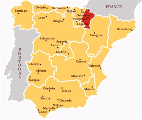Pamplona Mapa España Mapa