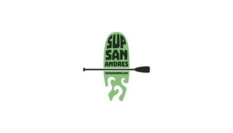 Paddleboard Logo For Sup San Andres Surf Logo Logo Set Logo