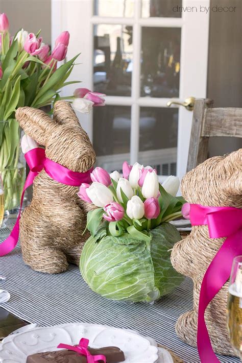 Setting A Simple Easter Table With Decorations You Can Snag At The