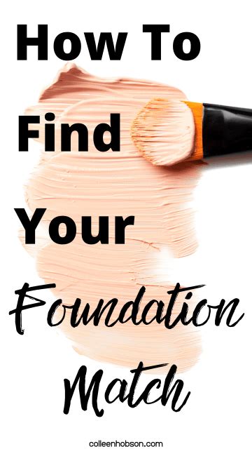 How To Find Your Perfect Foundation Match Artofit