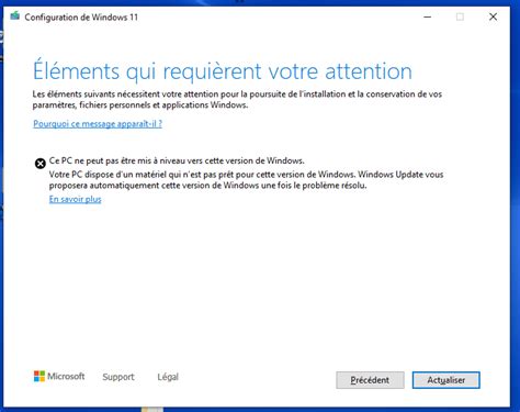 Mise à Jour Vers Windows 11 22h2 Ne Se Lance Pas Avec Erreur Non Connue