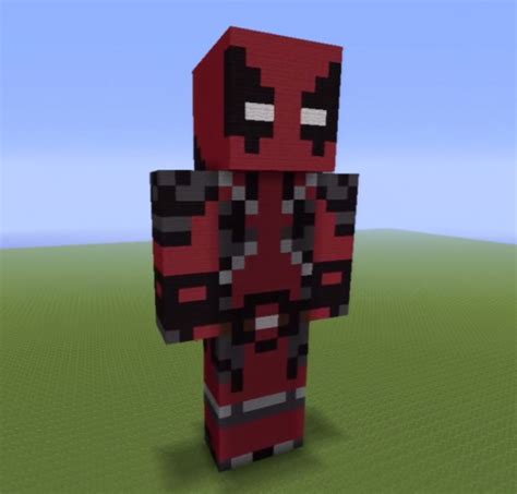 Deadpool Statue Grabcraft Your Number One Source For Minecraft Buildings Blueprints Tips