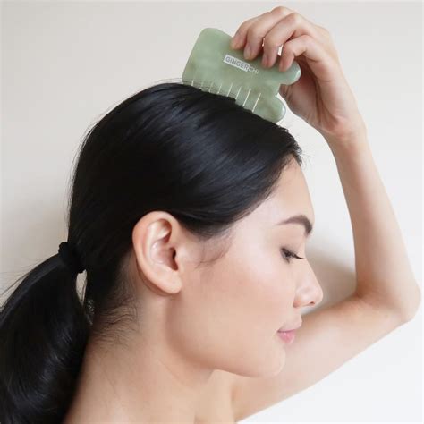 Jade Comb Scalp Massage Tool