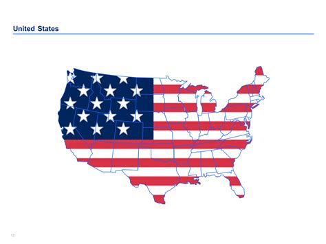 Map Of The United States Map Of The United States For Powerpoint
