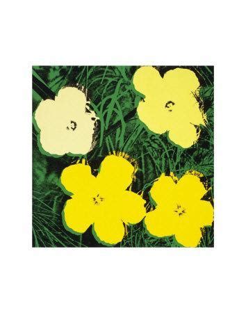 Quality uk framing & 100% money back guarantee! Flowers, c.1970 (Yellow) Art by Andy Warhol at AllPosters.com