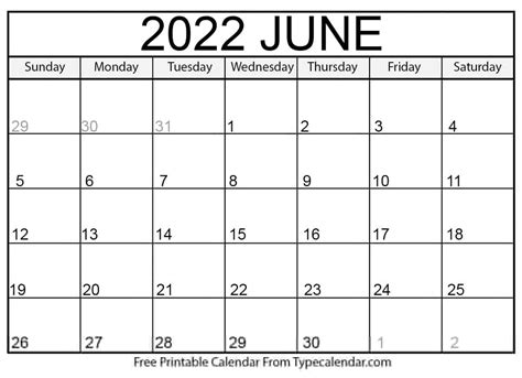 June 2022 Calendar Casting Call Club