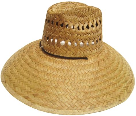 Headchange Wide Brim Lifeguard Hat Mexican Straw Beach Sun Summer Surf