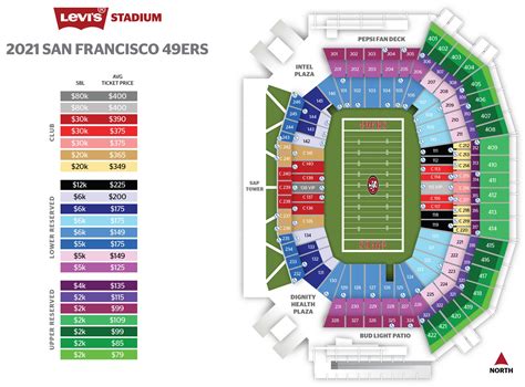 Levis® Stadium Seating Map Levis® Stadium
