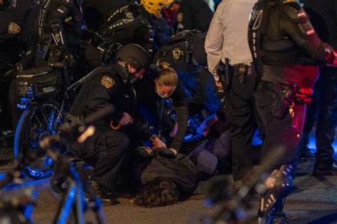 US Election Live Updates 8 Arrested Riot Declared In Portland