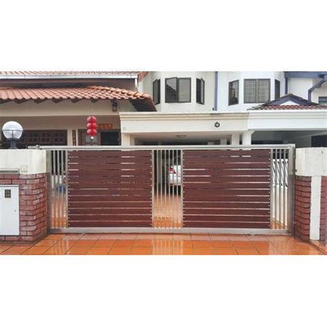 They are beautifully designed structures durable option that requires minimal maintenance. Modern Stainless Steel Main Gates, Designer Stainless ...