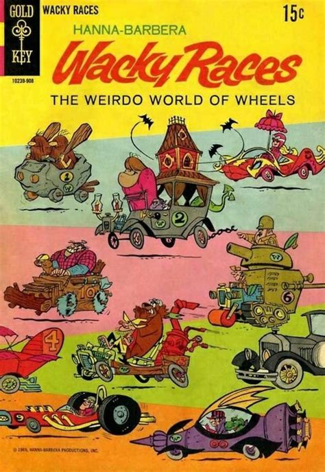 80s Cartoons Wacky Races The Weirdo World Of Wherls Gold Key Comics
