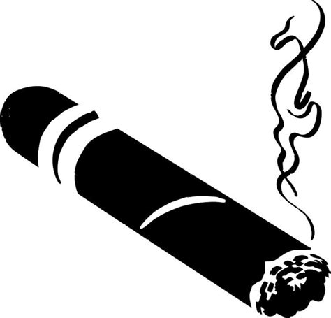 Cigs Cigarettes Cigar 1 Smokes Smoking Stogie Clip Art Etsy