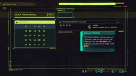 Cyberpunk 2077 Interface In Game Video Game Ui